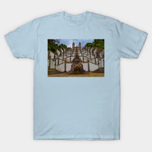 Portugal. Braga. Bom Jesus do Monte. Staircase. T-Shirt